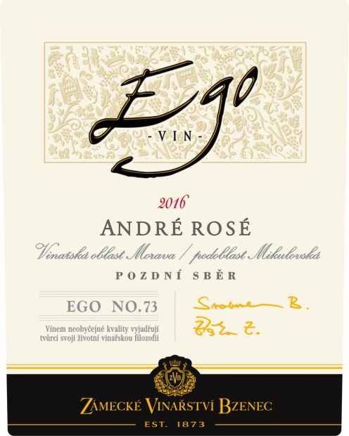 Ego A rosé 2016_ETIKETA